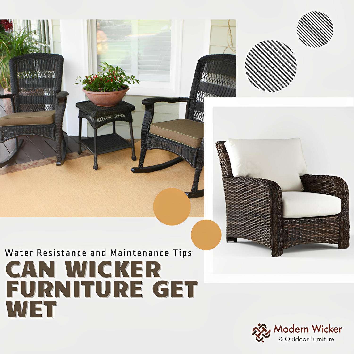 Can Wicker Furniture Get Wet? Water Resistance and Maintenance Tips