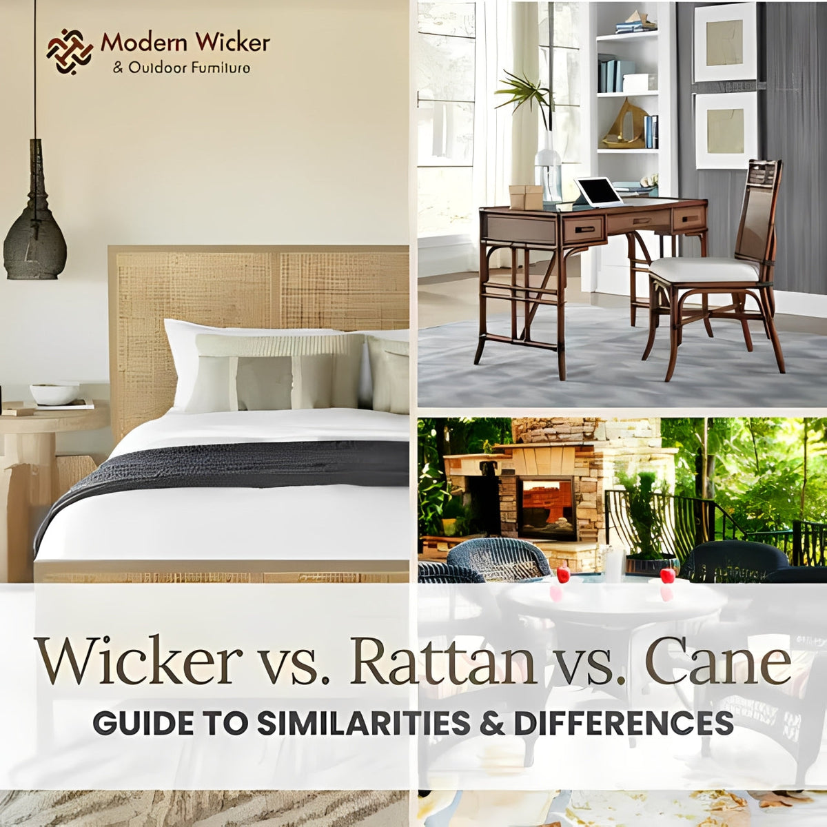 Wicker vs. Rattan vs. Cane: Guide to Similarities & Differences