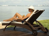 Wicker Chaise Lounges
