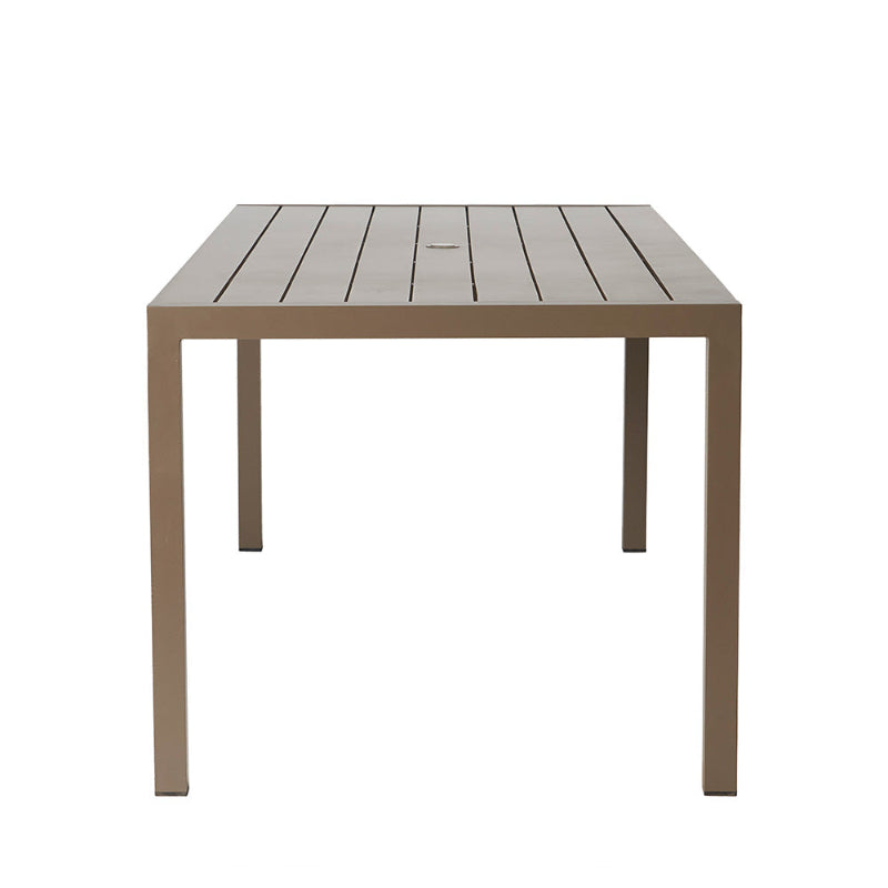 Lloyd Flanders Milan Woven Vinyl Outdoor 86.75" Rectangular Dining Table