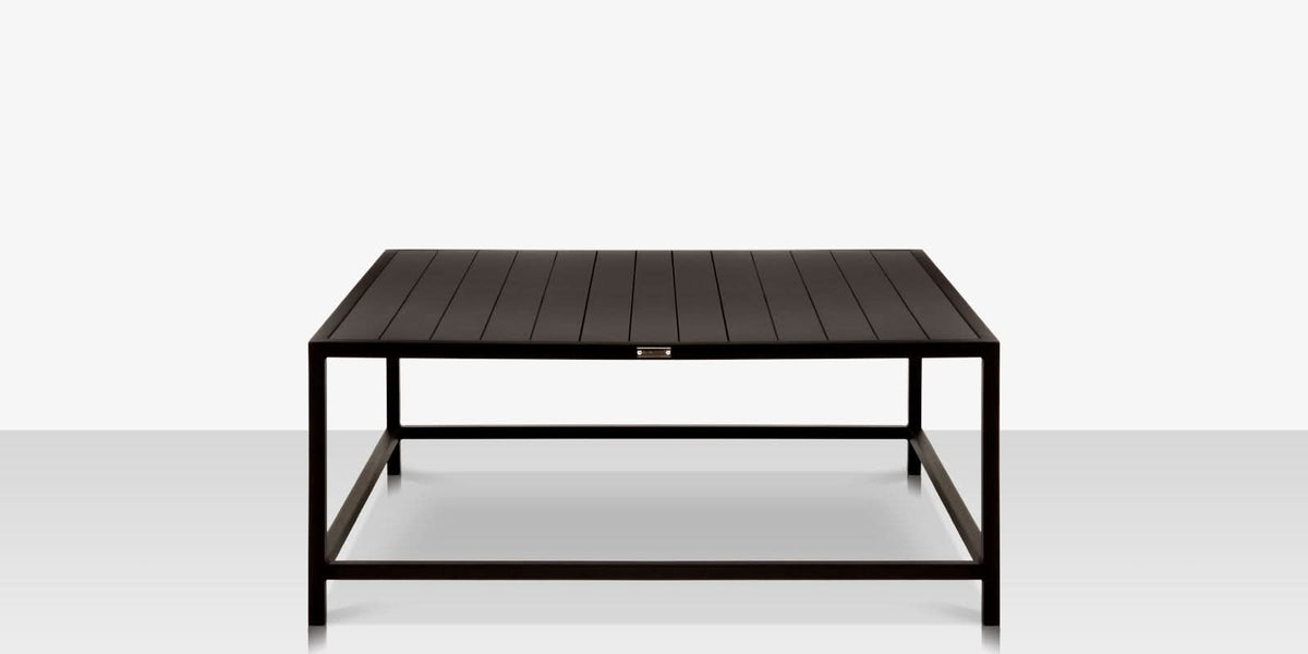 DecoScape Delano Aluminum Outdoor Square Coffee Table