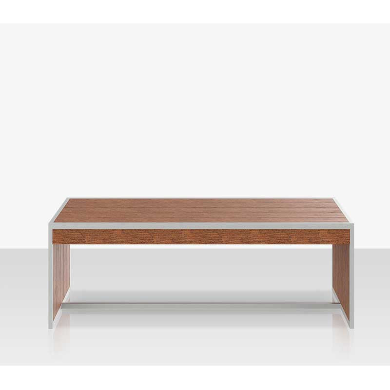 DecoScape MOD Aluminum Composite Outdoor Slatted Seat Structure