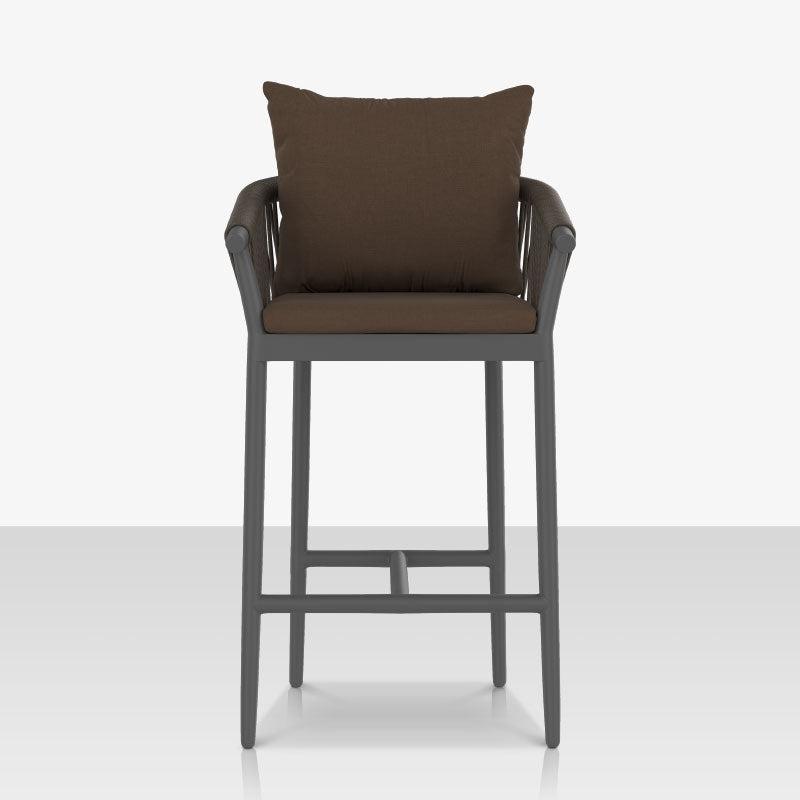 DecoScape Vines Aluminum Outdoor Bar Arm Chair