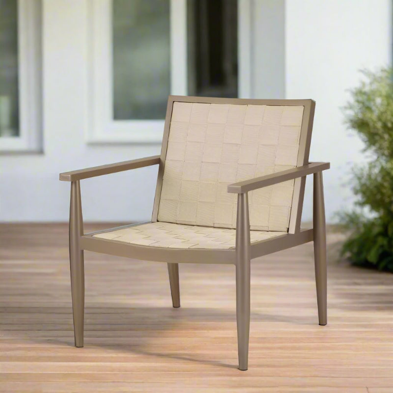 DecoScape Danish Aluminum Outdoor Club Chair