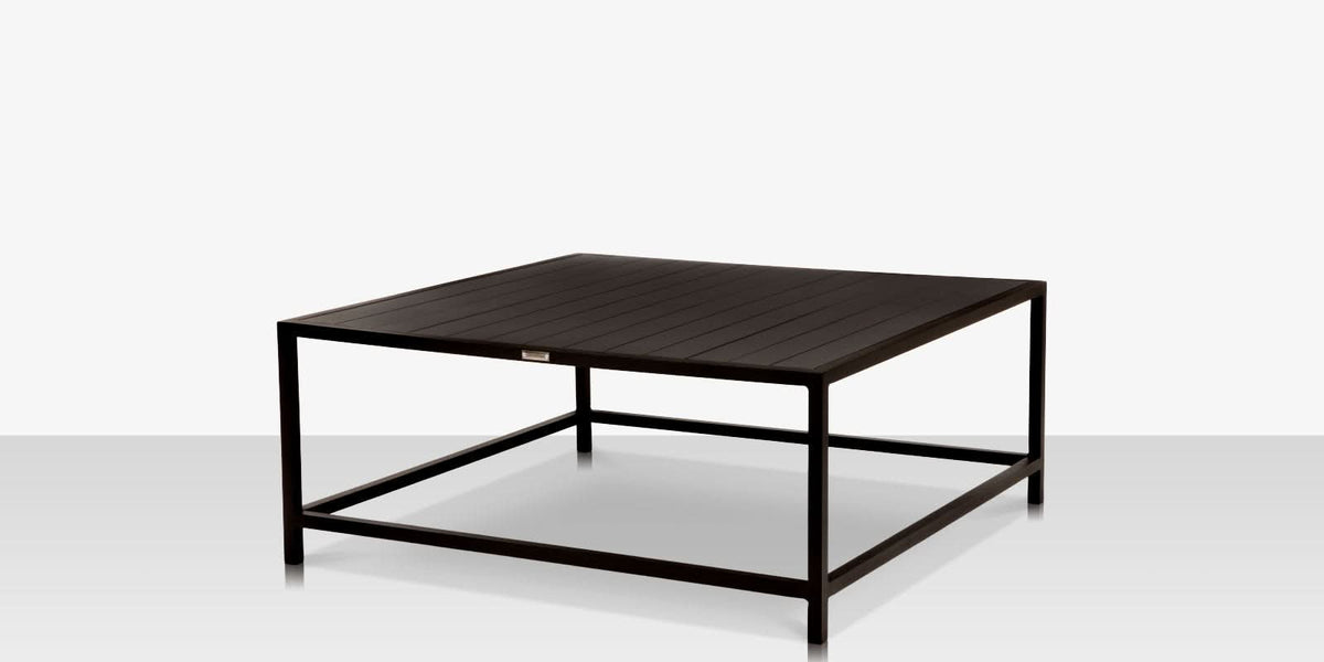 DecoScape Delano Aluminum Outdoor Square Coffee Table