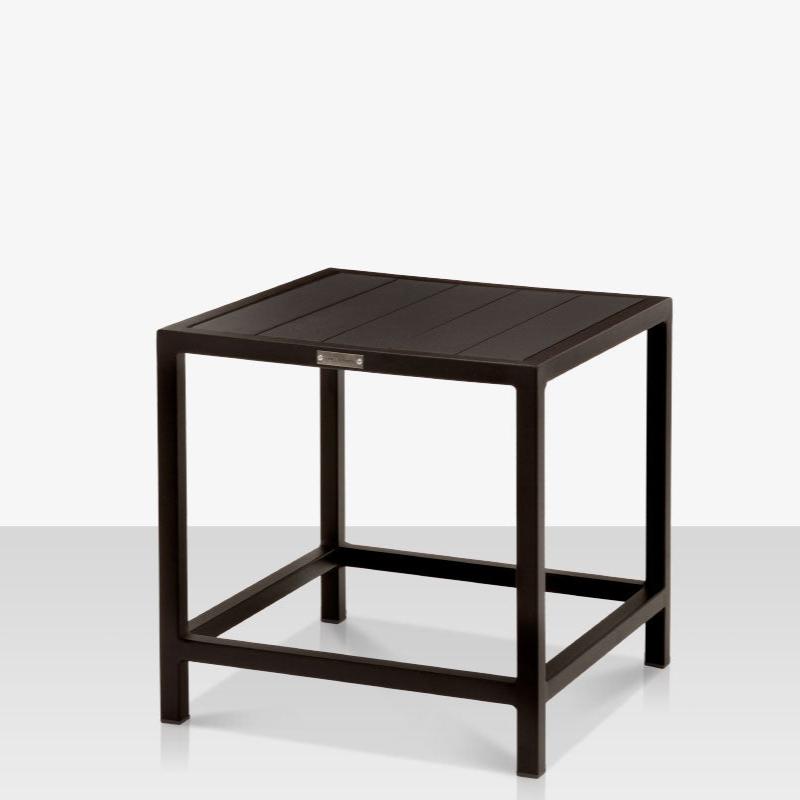 DecoScape Delano Aluminum Outdoor Square Side Table