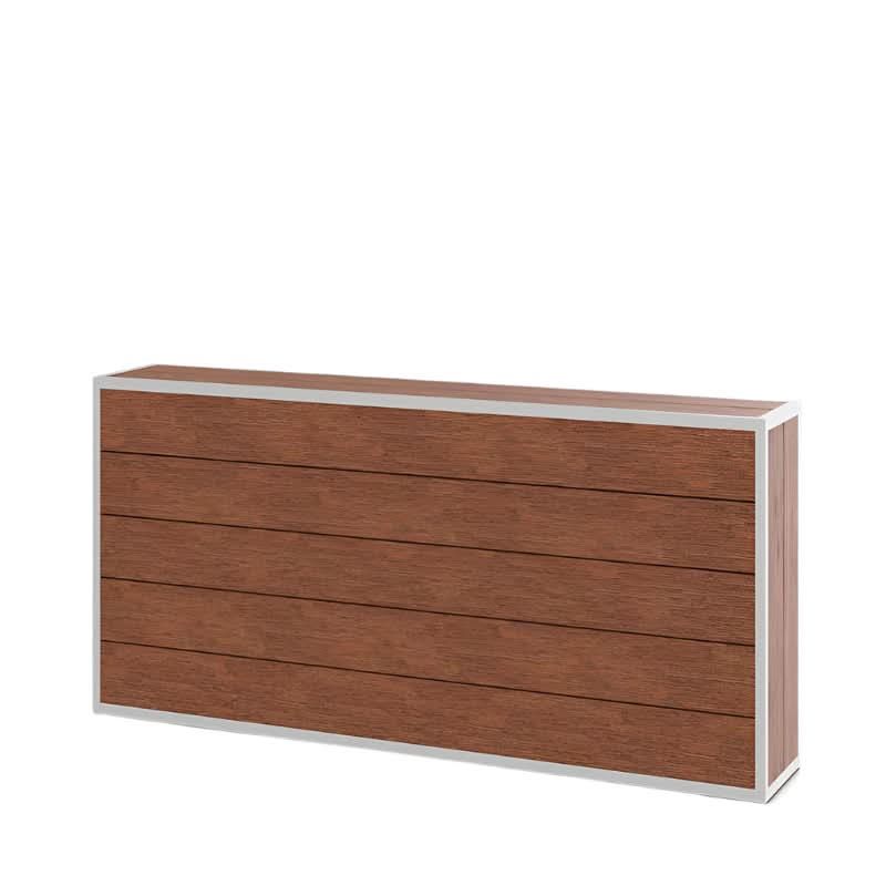 DecoScape MOD Aluminum Outdoor Back Structure Slatted