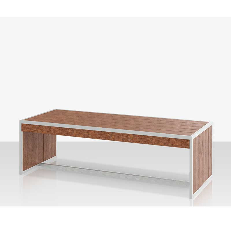 DecoScape MOD Aluminum Composite Outdoor Slatted Seat Structure