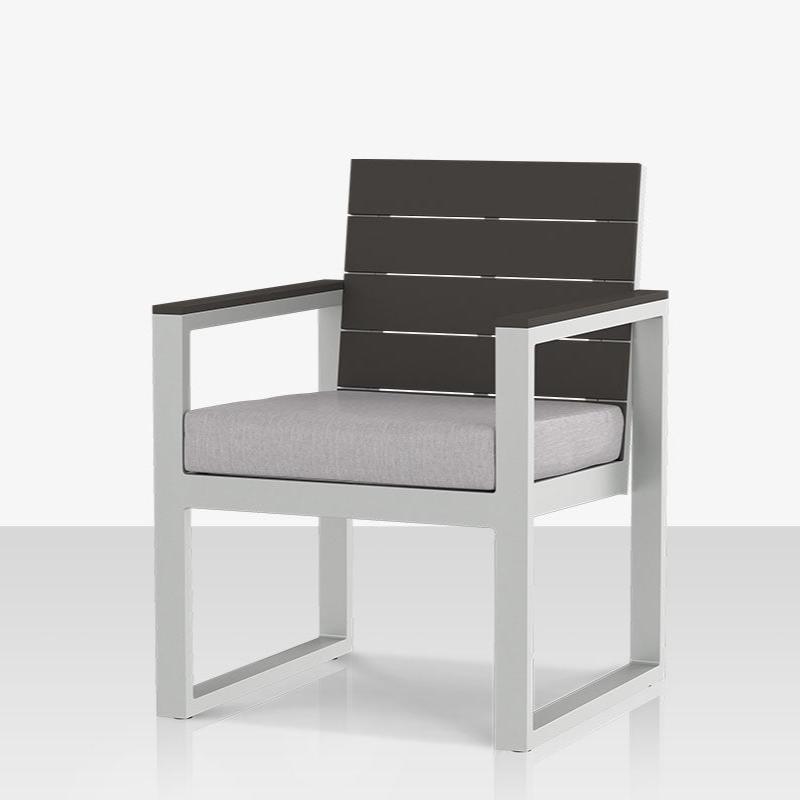 DecoScape Modera Aluminum Outdoor Dining Arm Chair