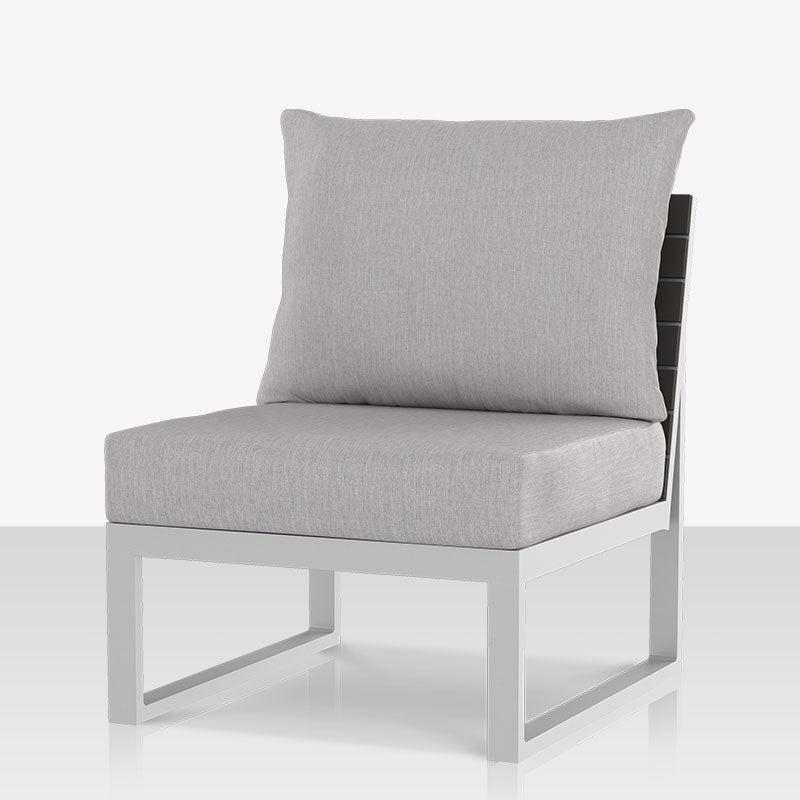 DecoScape Modera Aluminum Outdoor Armless Lounge Chair