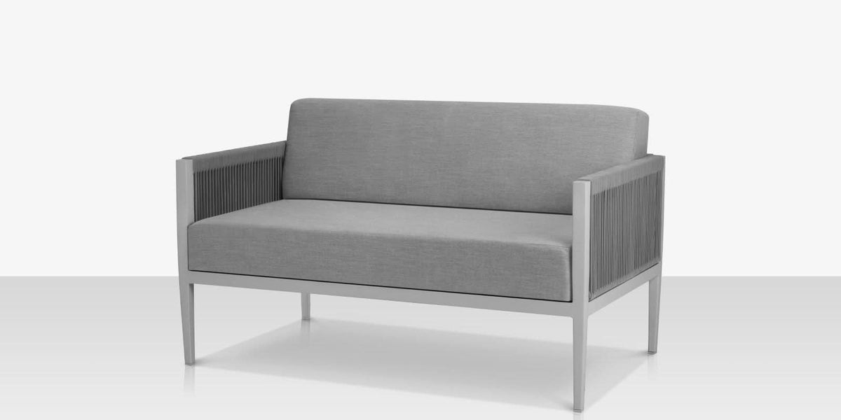 DecoScape Skye Aluminum Outdoor Loveseat