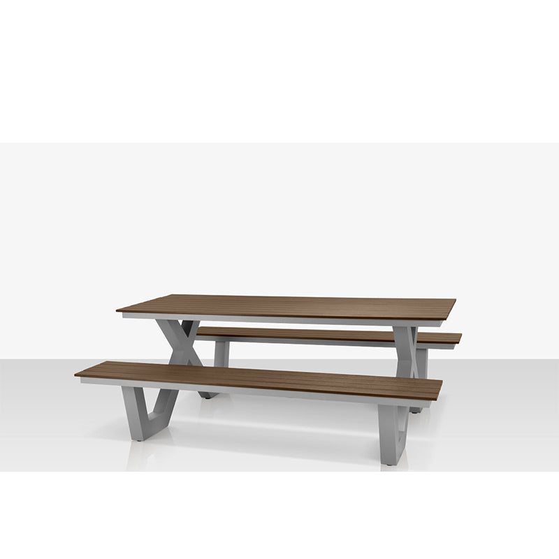 DecoScape Vienna Aluminum Outdoor Picnic Table