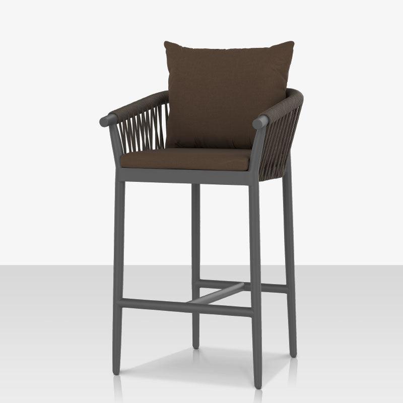 DecoScape Vines Aluminum Outdoor Bar Arm Chair