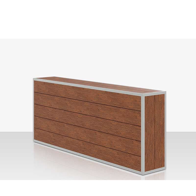 DecoScape MOD Aluminum Outdoor Back Structure Slatted
