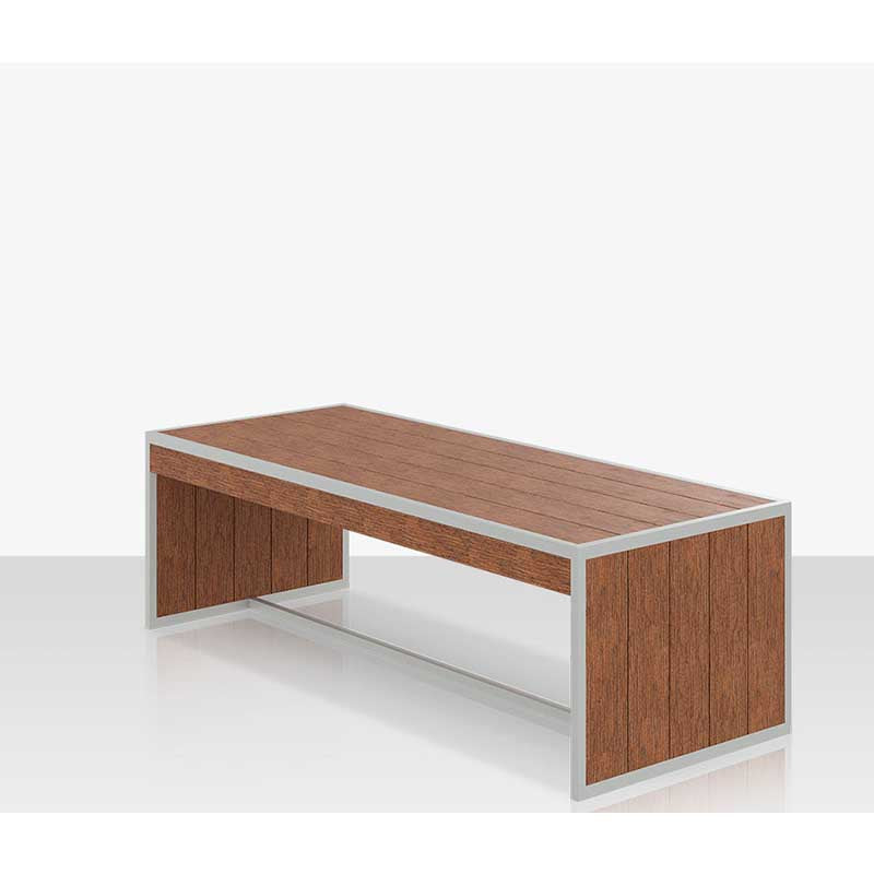 DecoScape MOD Aluminum Composite Outdoor Slatted Seat Structure