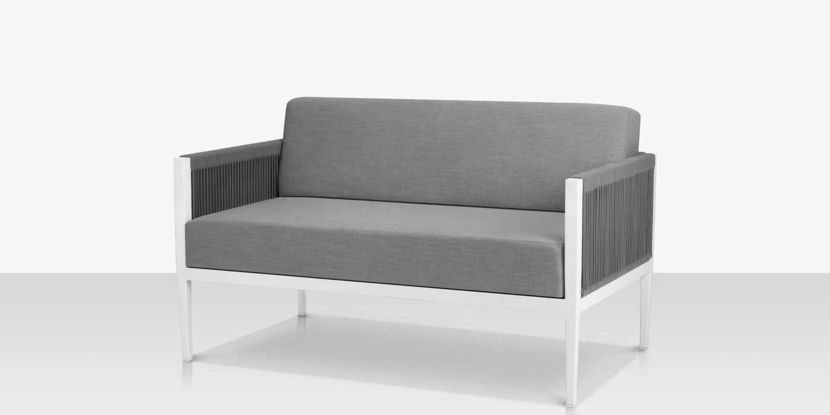 DecoScape Skye Aluminum Outdoor Loveseat