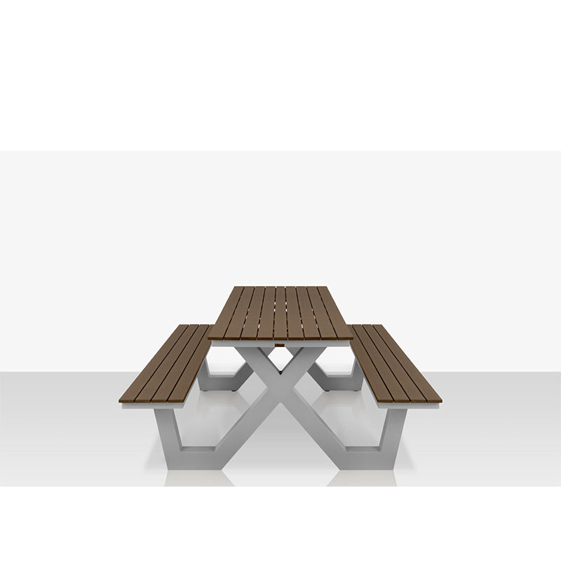 DecoScape Vienna Aluminum Outdoor Picnic Table