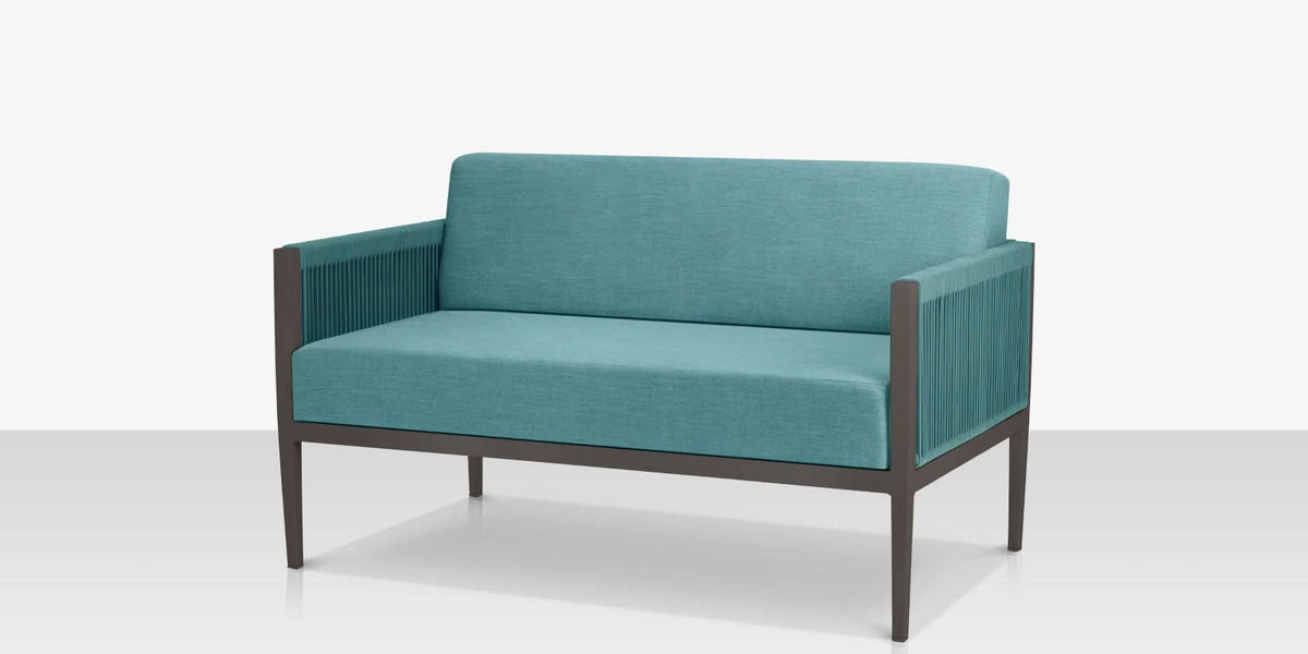 DecoScape Skye Aluminum Outdoor Loveseat