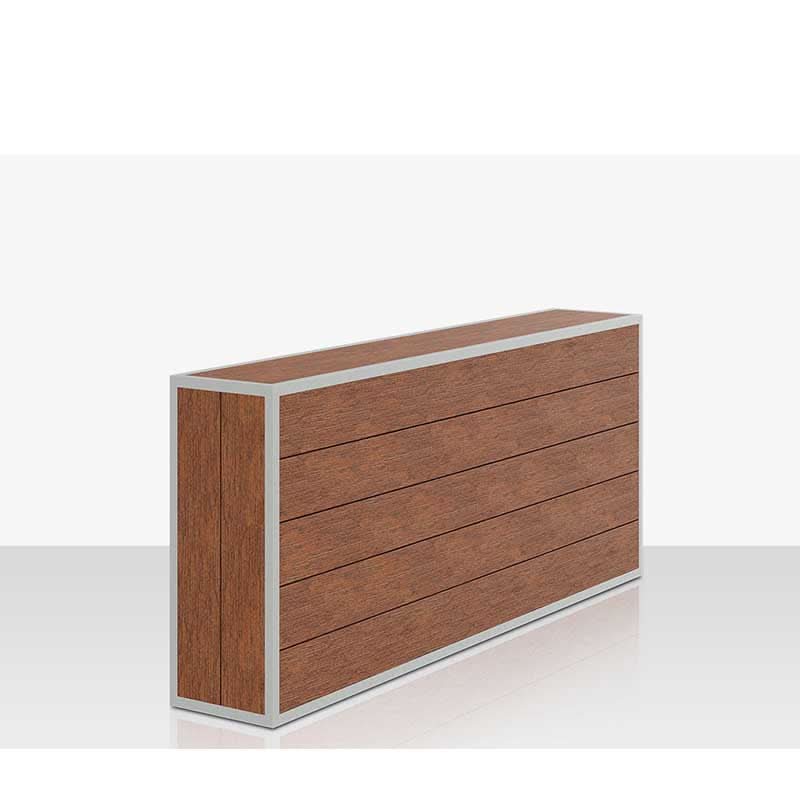 DecoScape MOD Aluminum Outdoor Back Structure Slatted