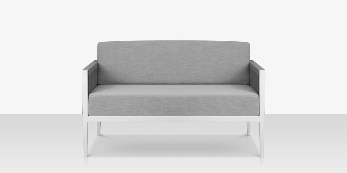 DecoScape Skye Aluminum Outdoor Loveseat