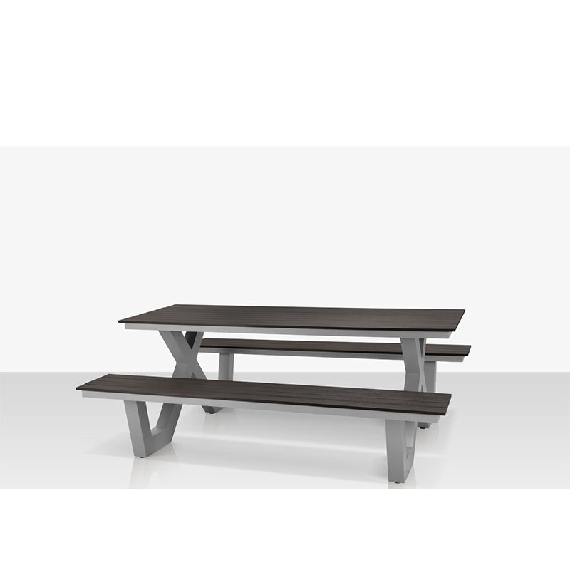 DecoScape Vienna Aluminum Outdoor Picnic Table