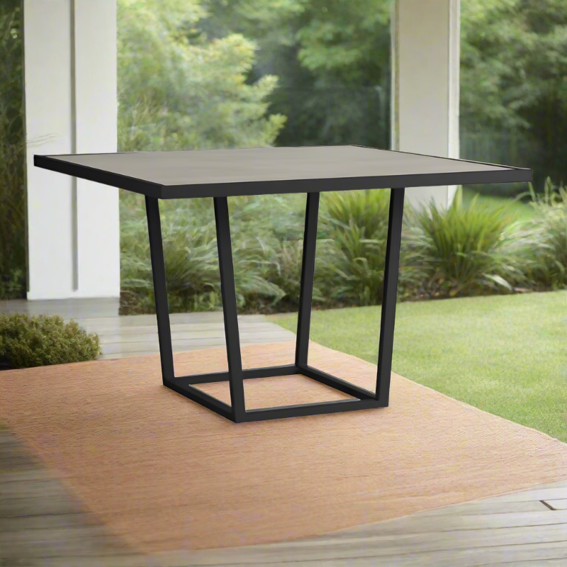 Lloyd Flanders Summit Aluminum Outdoor 46" Square Dining Table
