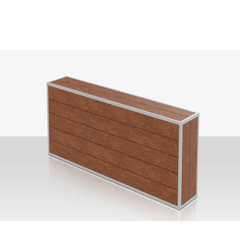 DecoScape MOD Aluminum Outdoor Back Structure Slatted