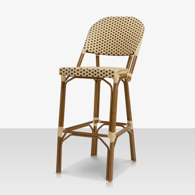 DecoScape Paris Aluminum Outdoor Bar Side Chair