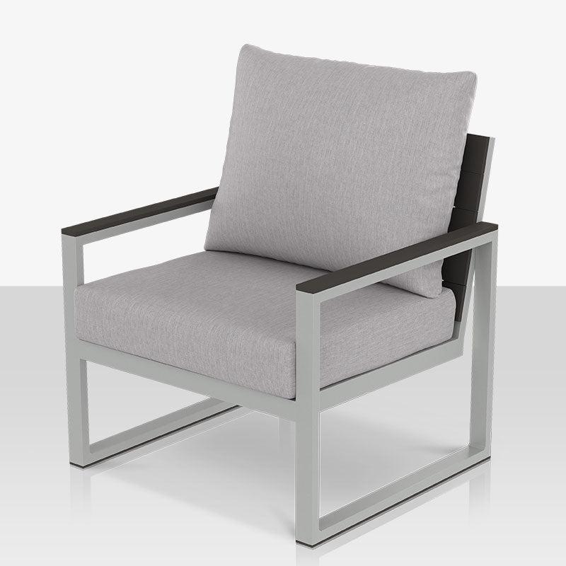 DecoScape Modera Aluminum Outdoor Club Lounge Chair