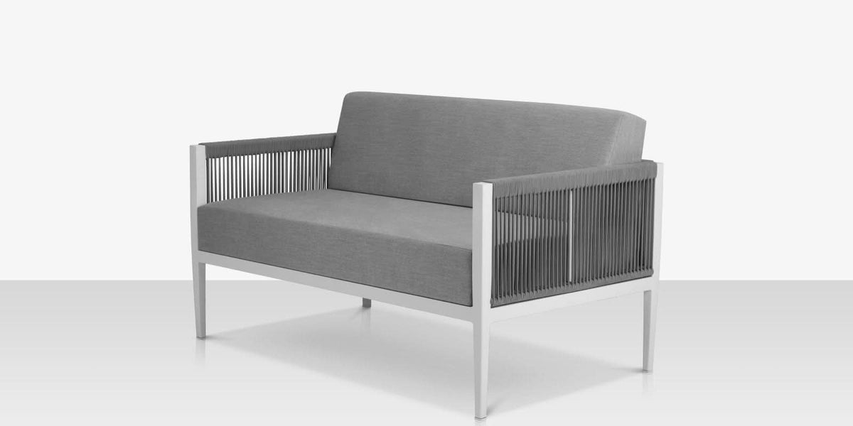 DecoScape Skye Aluminum Outdoor Loveseat