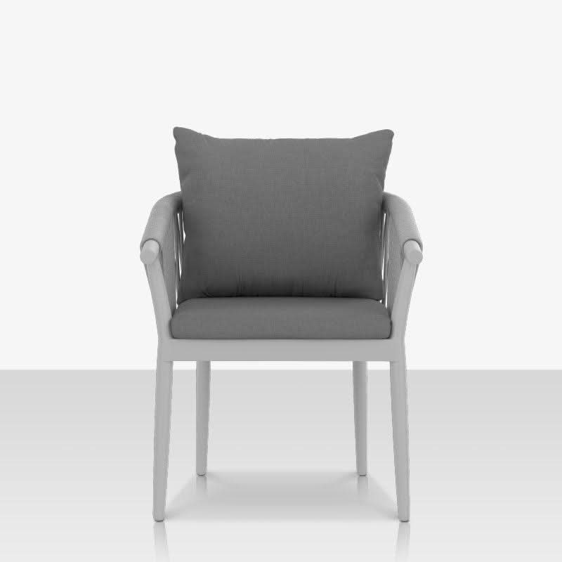DecoScape Vines Aluminum Outdoor Dining Arm Chair