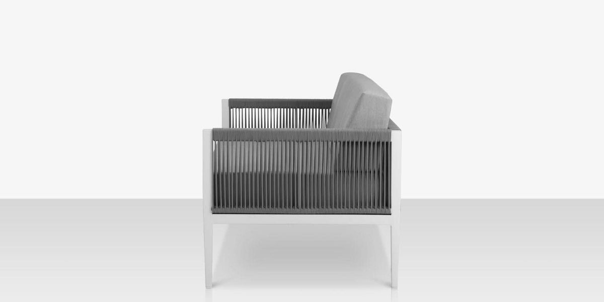 DecoScape Skye Aluminum Outdoor Loveseat