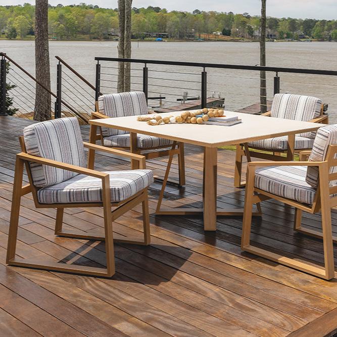 Lloyd Flanders Pursuit Dining Armchair