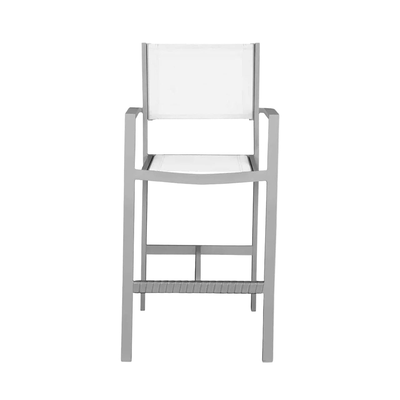 DecoScape Fusion Aluminum Sling Outdoor Bar Arm Chair
