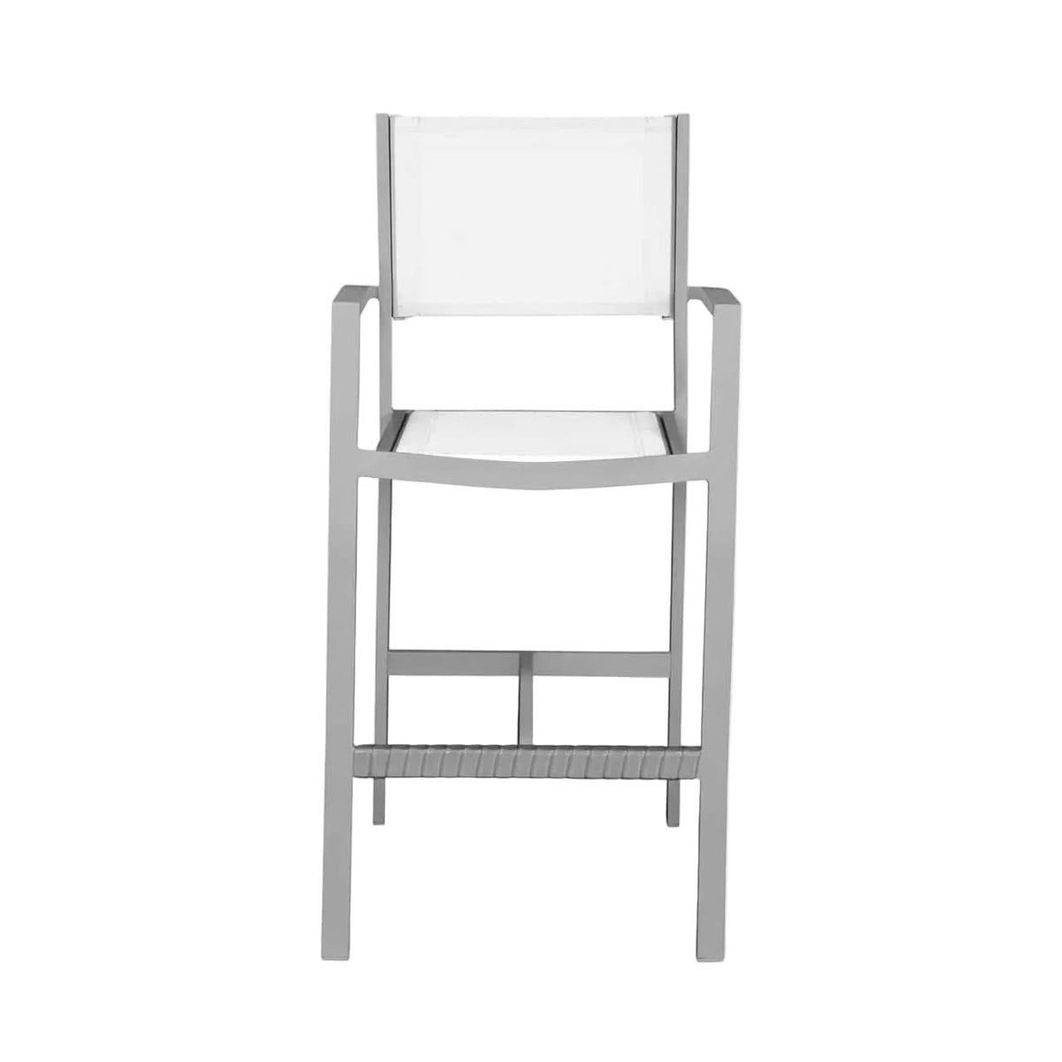 DecoScape Fusion Aluminum Sling Outdoor Bar Arm Chair