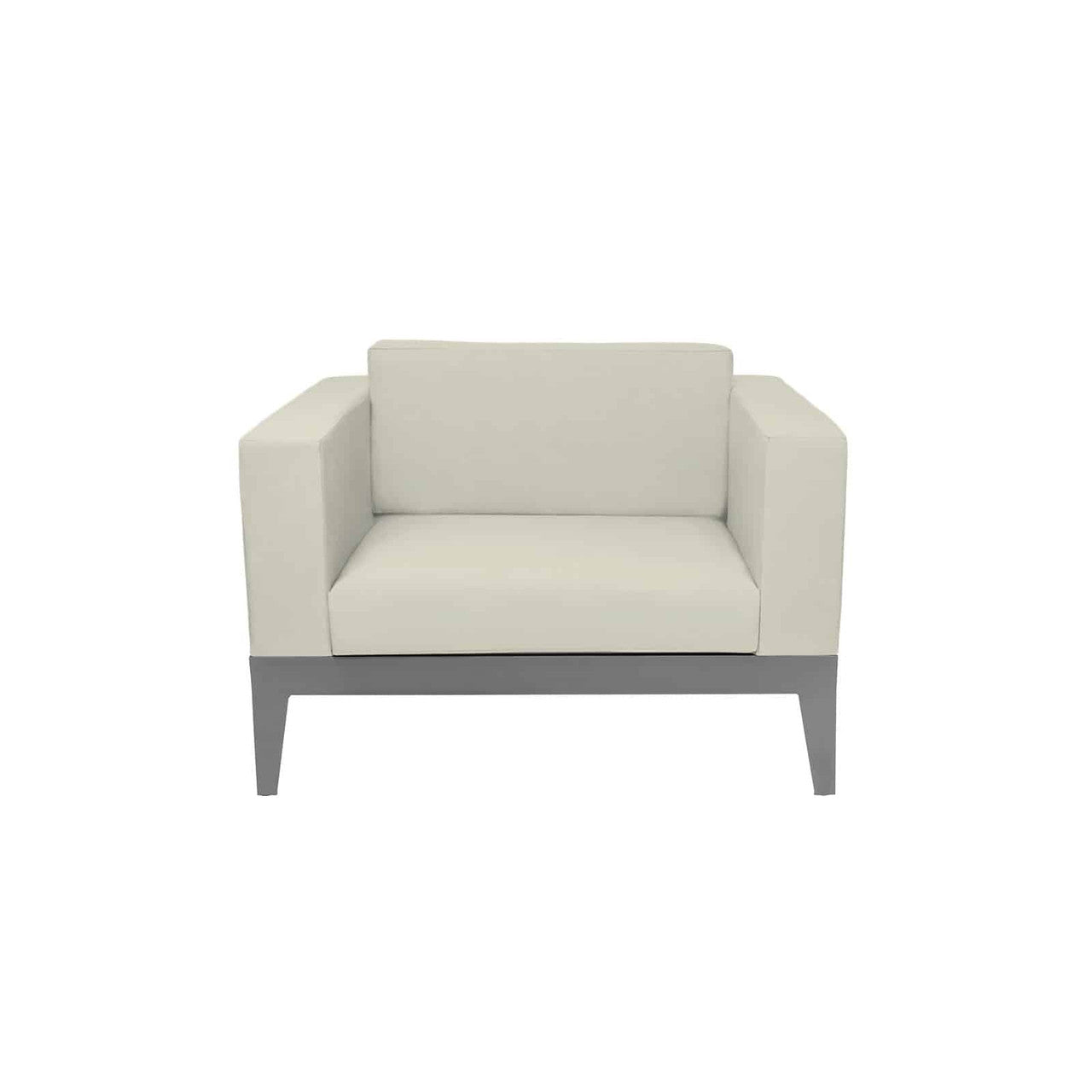 DecoScape South Beach Aluminum Outdoor Club Chair