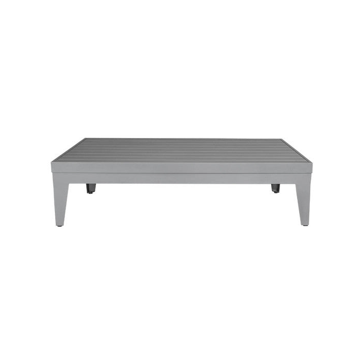 DecoScape South Beach Aluminum Outdoor Square Coffee Table