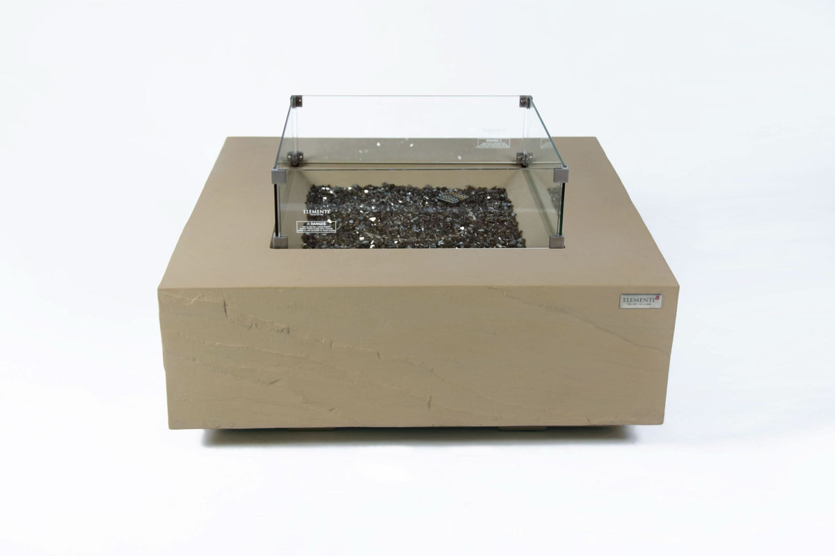 Elementi Plus Uluru Concrete Outdoor Fire Pit Table