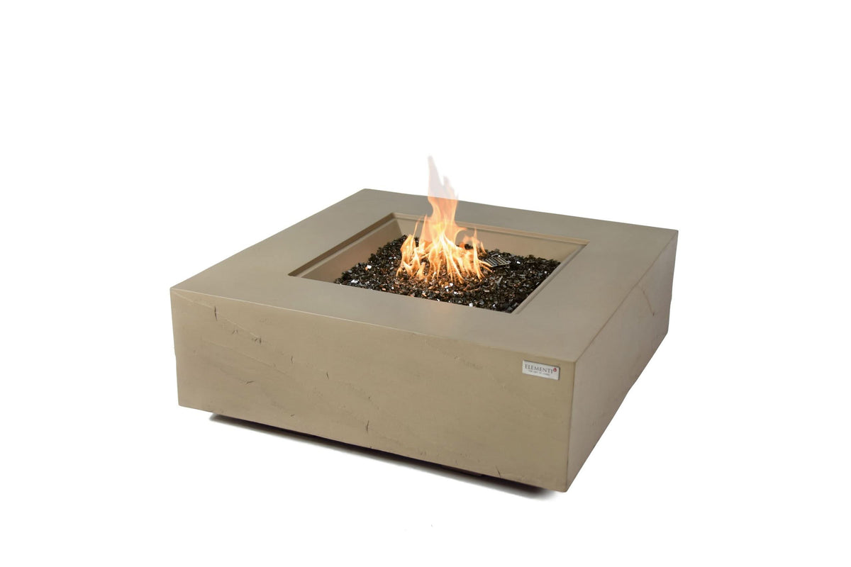 Elementi Plus Uluru Concrete Outdoor Fire Pit Table