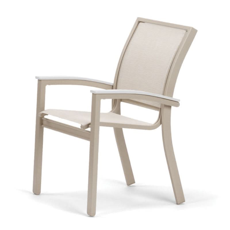 Telescope Casual Bazza MGP Aluminum Outdoor Sling Stacking Café Chair