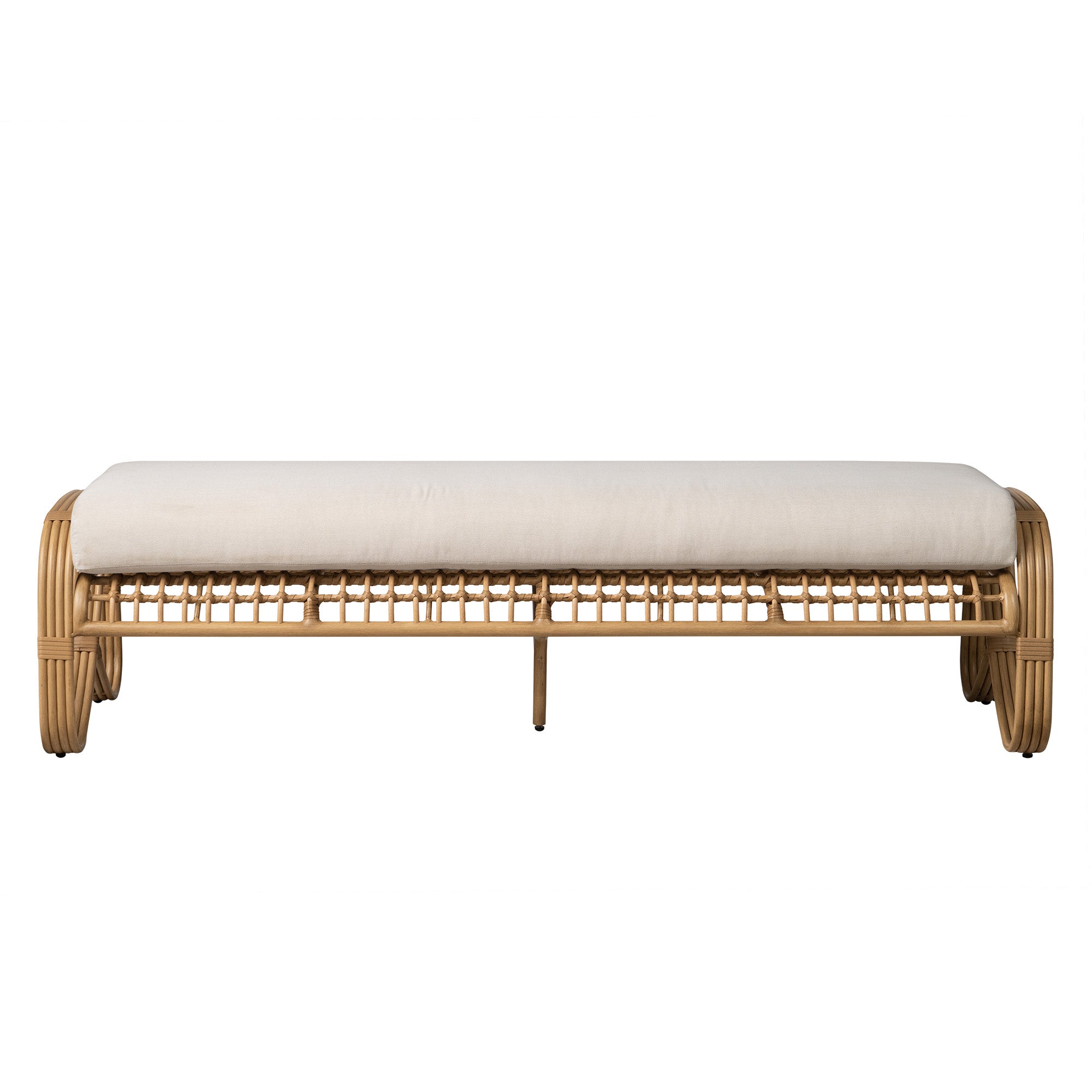 Lloyd Flanders Riviera Wicker Outdoor Garden Bench
