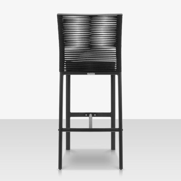 DecoScape Avalon Aluminum Rope Dining Bar Side Chair