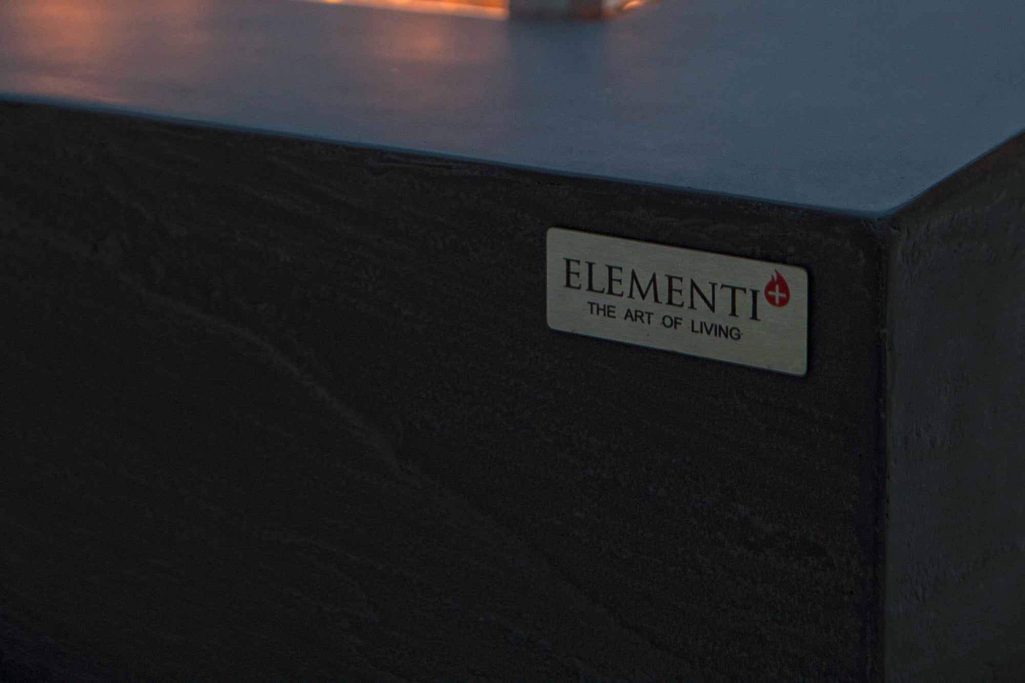 Elementi Plus Roraima GFRC Outdoor Fire Pit Table