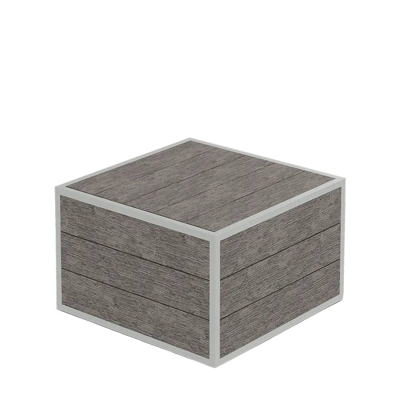 DecoScape MOD Aluminum Composite Outdoor Ottoman Slatted