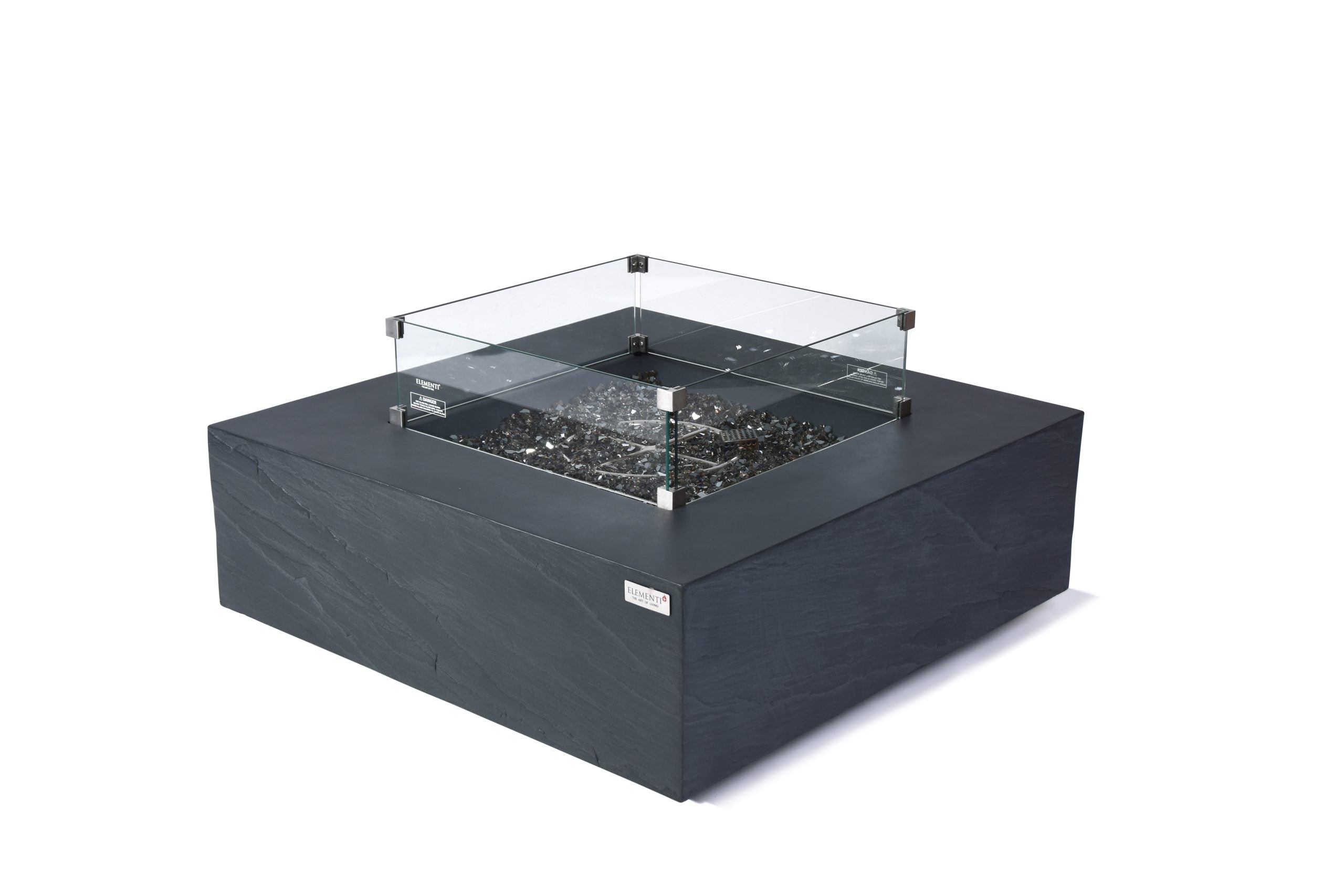 Elementi Plus Roraima GFRC Outdoor Fire Pit Table