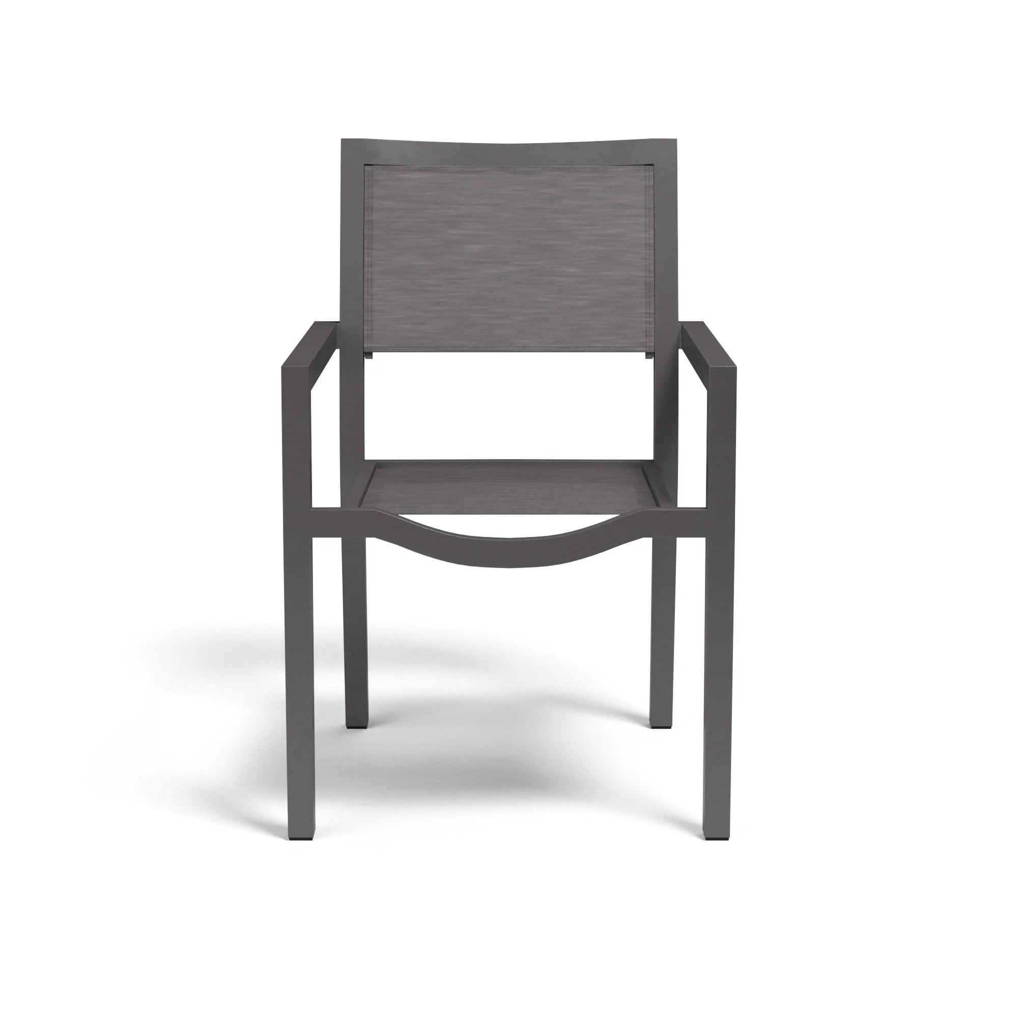Sunset West Vegas Aluminum Outdoor Stackable Sling Dining Chair