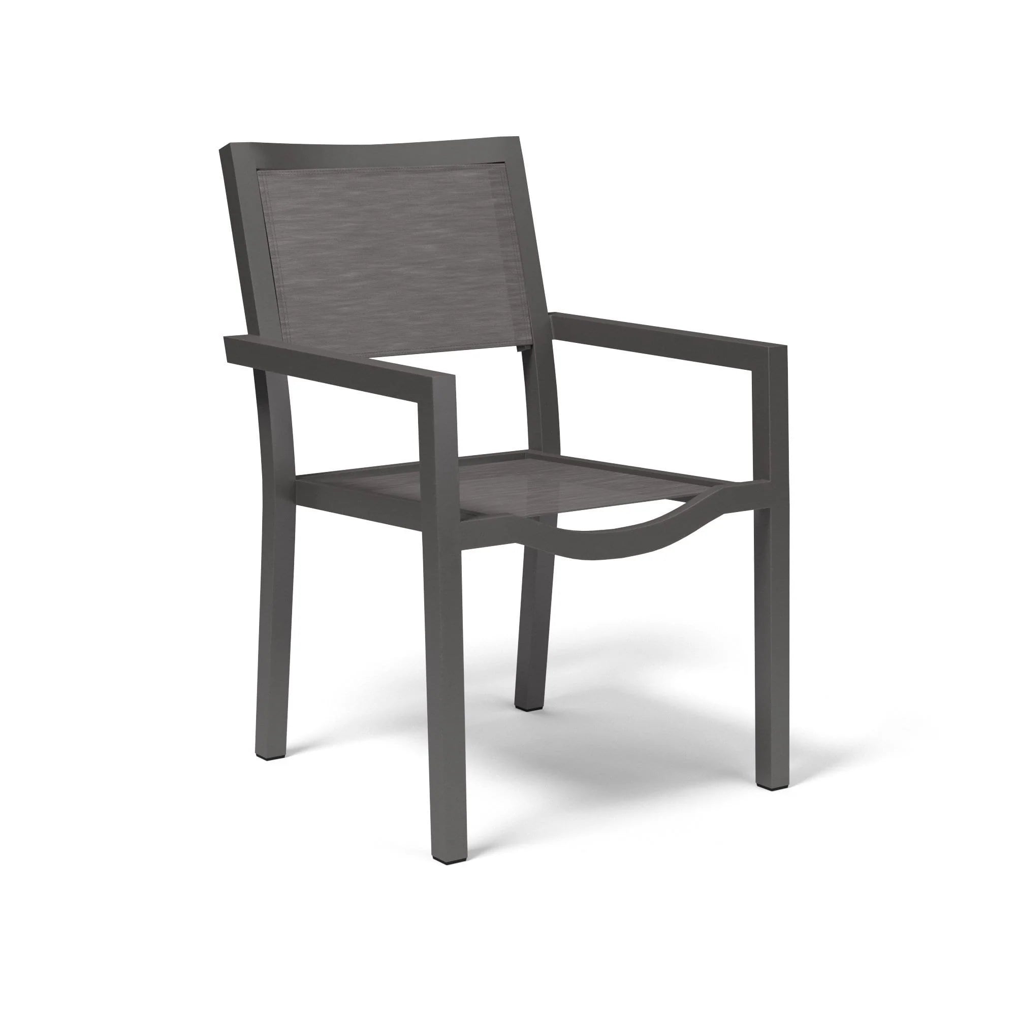 Sunset West Vegas Aluminum Outdoor Stackable Sling Club Chair