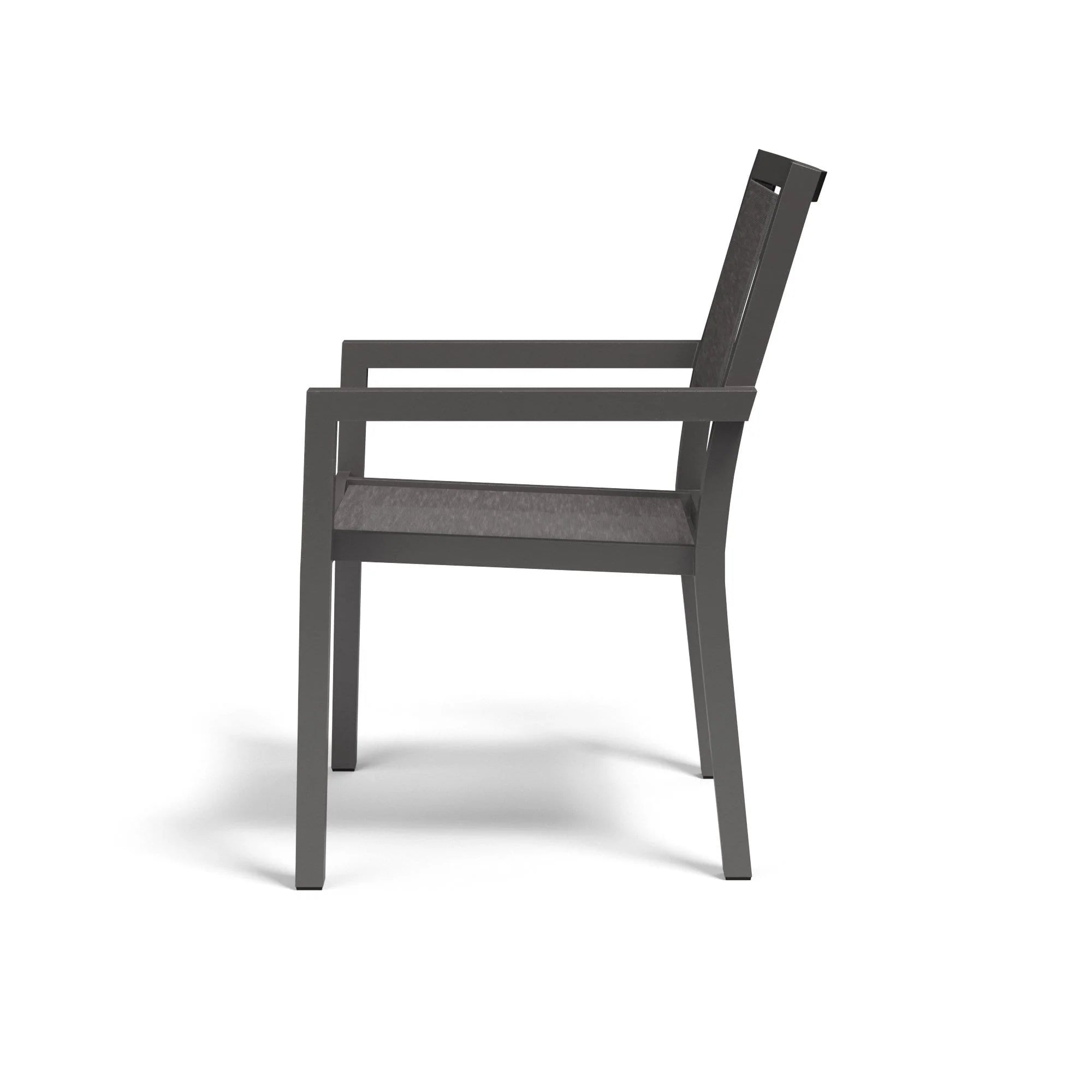 Sunset West Vegas Aluminum Outdoor Stackable Sling Dining Chair