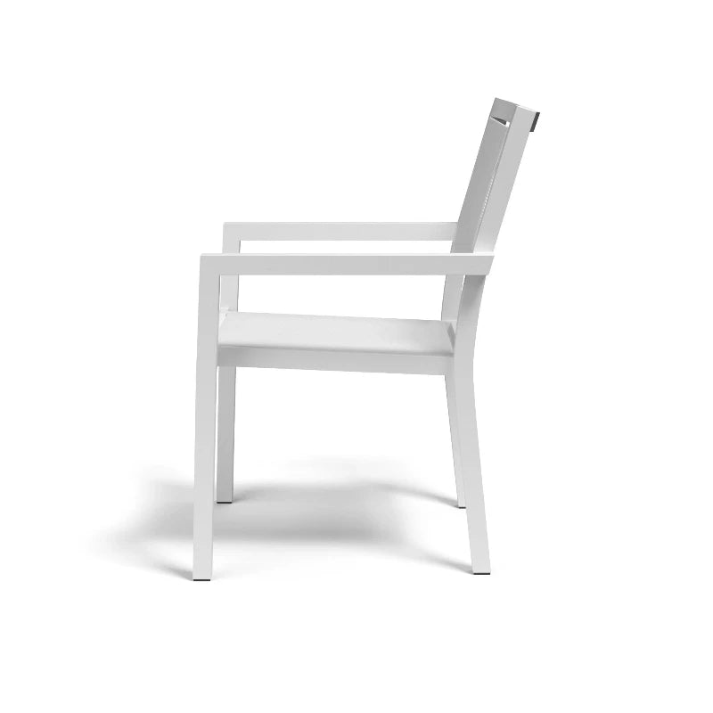 Sunset West Naples Aluminum Outdoor Stackable Dining Chair