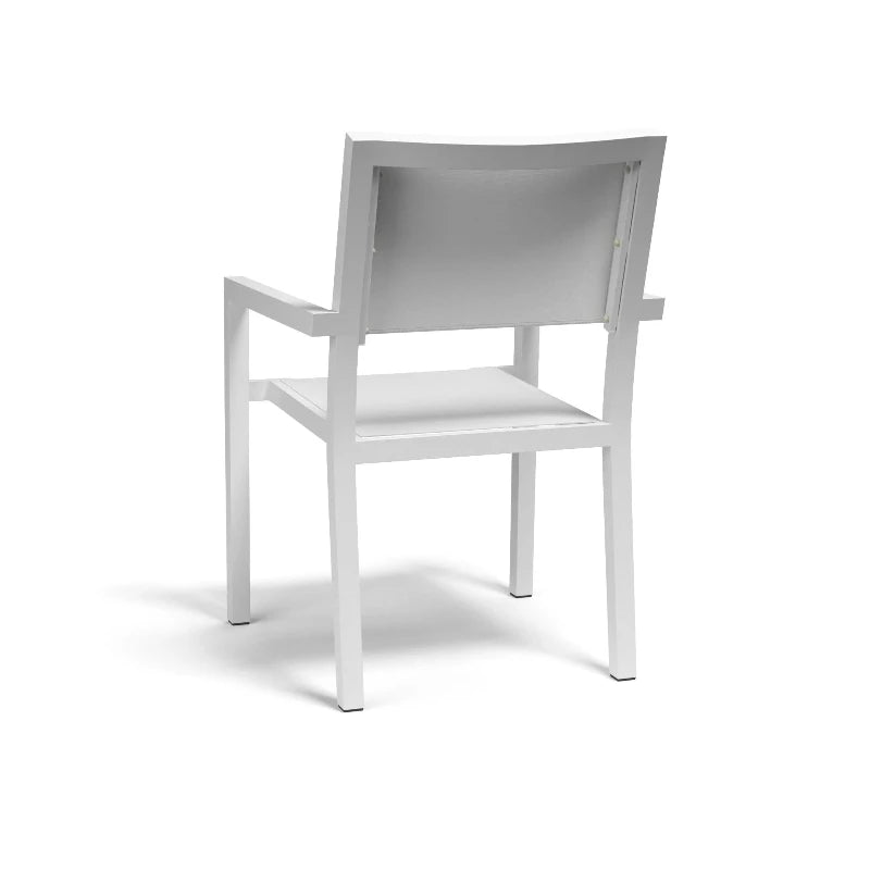 Sunset West Naples Aluminum Outdoor Stackable Dining Chair
